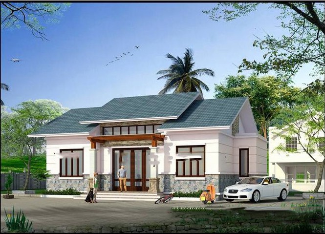 Vẻ đẹp gây sốt của các mẫu nhà cấp 4 giá rẻ kiểu mới có 4 phòng ngủ